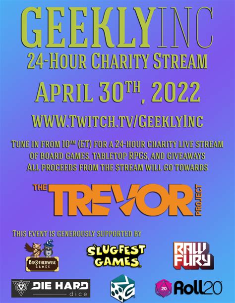 24-hour charity stream